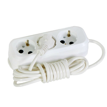 Сетевой удлинитель с заземлением (ПВС 3*0,75) 3 метра 3 гнезда 1399