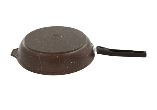 Сковорода 240/60мм со съемной ручкой,антипригарное покрытие(кофейный мрамор) смк246а Сковорода 240/60мм со съемной ручкой,антипригарное покрытие(кофейный мрамор) смк246а