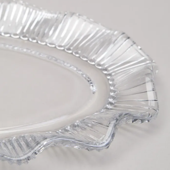 БЛЮДО СЕРВИРОВОЧНОЕ "CRYSTAL PEARL" 25,5Х16,5 СМ 675-110