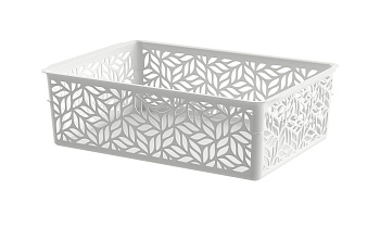 Корзинка универсальная "Linden" 2л, 230х160х70мм (светло-серый) 221313121/03