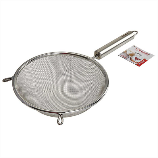 WEBBER BE-7363 Сито (дуршлаг) нерж. d=16 металлическая ручка