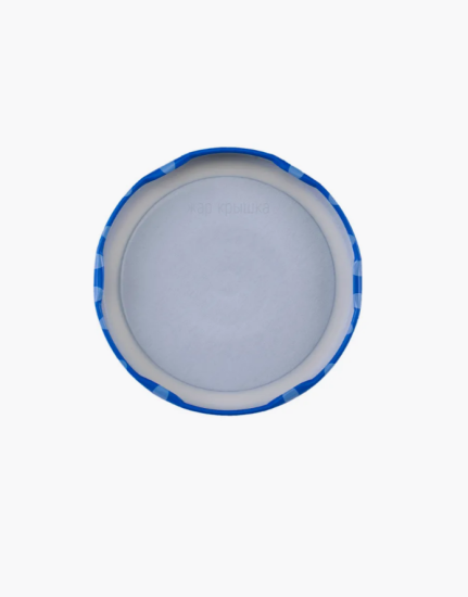 Крышки металлические винтовые ТО-82 Автоклавная Синяя для стерилизации (20шт)