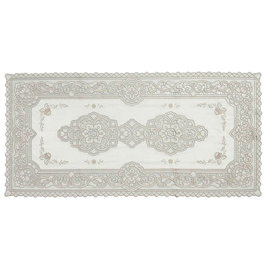 Салфетка Ажурная Arabesque прям. 40х84см темн. беж. (рулон 25шт) 1760