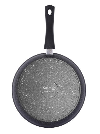 Сковорода 260мм с ручкой, ап (темный мрамор) линия "Marble Induction" смтиш260а