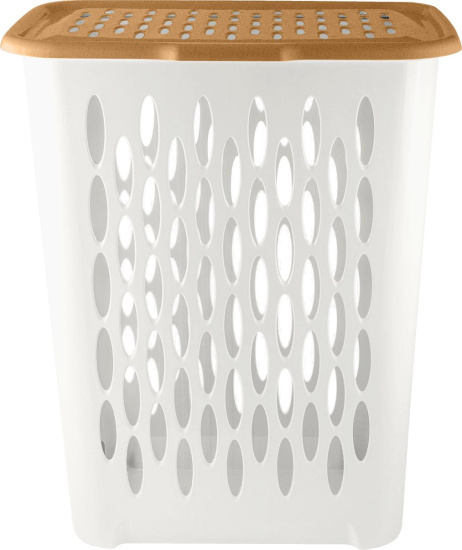 Корзина для белья Keeplex Wood с откидной крышкой 37л 42,2х29х51,5см KL180111624