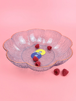 Салатник 23см (пластик) цвет микс OLS-033А-8