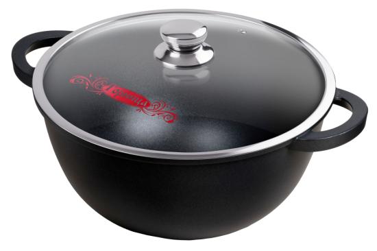 Казан 6л. 280/150 Классик лит/руч. с кр., кн4282а..