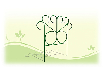 Забор садово-парковый "Жук" (выс. 0,8м, дл. 3,5м, дл.дел. 0,7м) ст. тр. 10мм