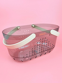 Корзинка для хранения с ручками 29*16*14см (пластик) цвет микс OLS-033А-31 Корзинка для хранения с ручками 29*16*14см (пластик) цвет микс OLS-033А-31