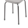 Табурет "Фабрик 3" без обода на 4-х опорах ТФ03  Серый