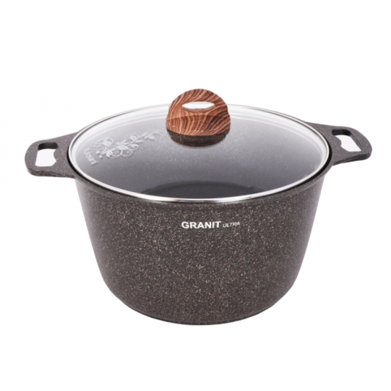Кастрюля 8,0л со ст/кр АП линия "Granit ultra" (original) кго82а