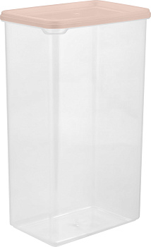 Банка для сыпучих продуктов Plast Team  HELSINKI 1,65 л персиковая карамель PT170810040