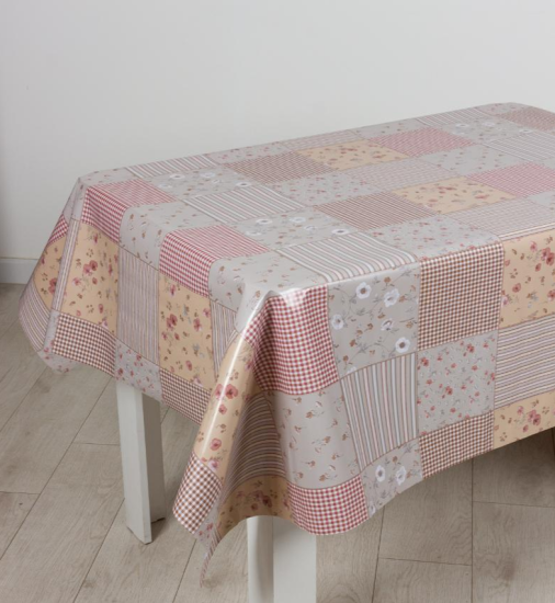 Клеенка 140см "Mirror" М82012А Перкаль коричневый