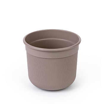 Горшок цв. "Сканди" 5л (с дренажной вставкой) (какао) М9015