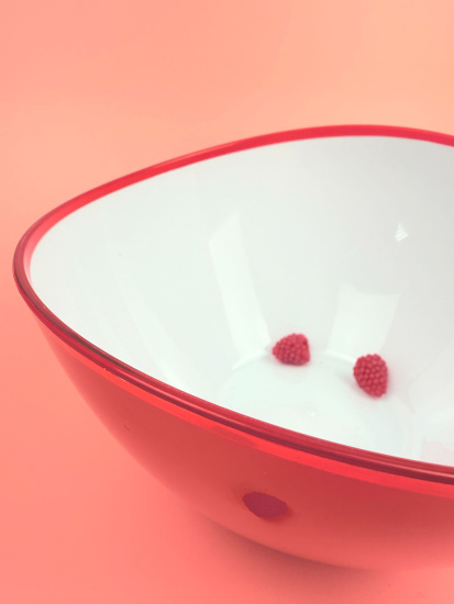 Салатник Рондо 22*23см (пластик) цвет микс OLS-179-12