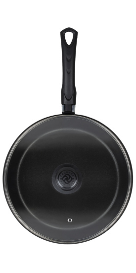 Сковорода 260мм 1 ручка,стеклянная крышка,антипригарное покрытие 39672635 "Атлас"