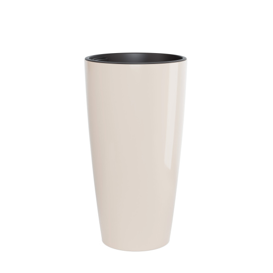 Кашпо "Рондо" 35л (со вставкой 15л) (бежевый) М8880