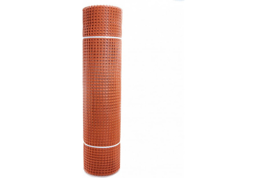 Садовая сетка квадратная 15х15 (1,0х20) ПРОФИ оранжевый