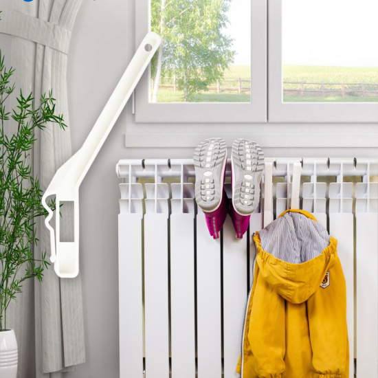 Сушилка на батарею Kuber Home, комплект 4шт, белая 452-142