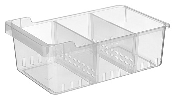 Контейнер для хранения с разделителями "Cypress" 8,2л, 225х380х140мм (бесцветный) 221332001/00