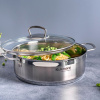 Сотейник линии "ORION" 4,0 литра, диаметром 26 см, со стеклянной крышкой ORN-STP4026G