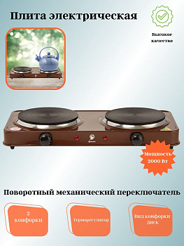 Электрическая плита ВАСИЛИСА ВА-903 двухконфорочная