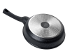 Сковорода 280/57мм Серебро Induction с пластиковой ручкой с крышкой (п/у), ис9282ср 