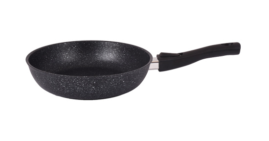 Сковорода 260/60мм со съемной ручкой,антипригарное покрытие(темный мрамор) смт263а