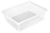 Корзина для хранения "Велетта" 38х28х11см белая С714БЕЛ