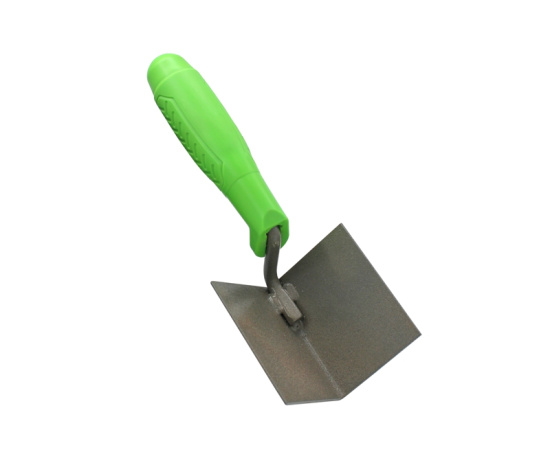 Кельма для внутренних углов 80*60*60мм, порошковая окраска, пластиковая ручка 02-15-008