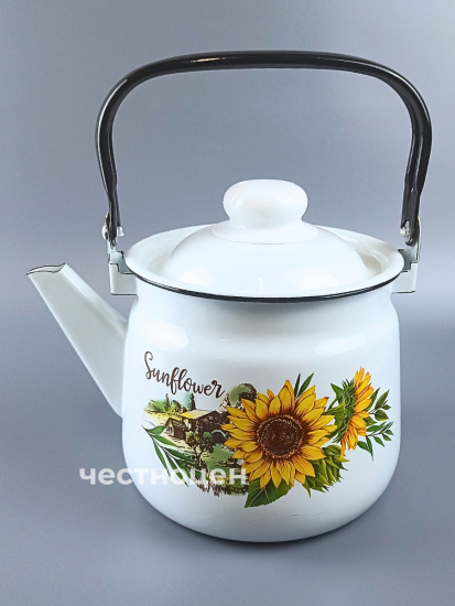 Чайник для плиты 2,5 л 01-2711/4 Подсолнухи 