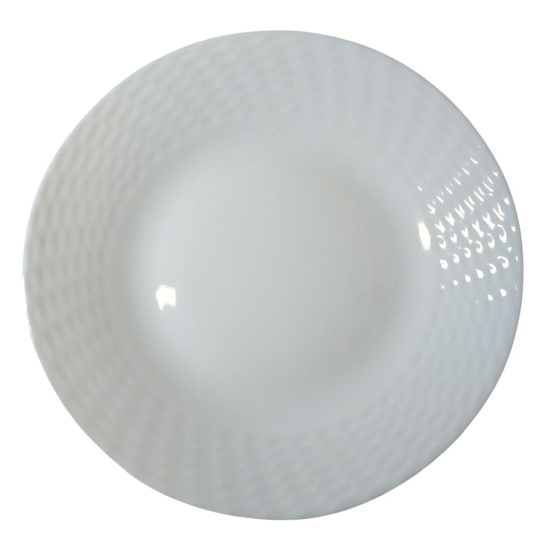 Тарелка плоская 19см ст/керамика OLS-BZP75-W