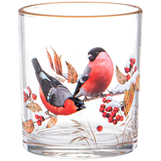 НАБОР СТАКАНОВ ИЗ 4-Х ШТ. СНЕГИРИ" 320 МЛ 887-445