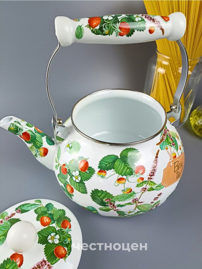 ЧАЙНИК AGNESS  ЭМАЛИРОВАННЫЙ, 2,5 Л 934-566