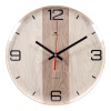 2526-006 Часы настенные "Рубин" "Классика" круг d=25см основание бежевое 