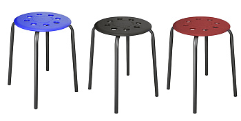 Табурет ТП01 черный