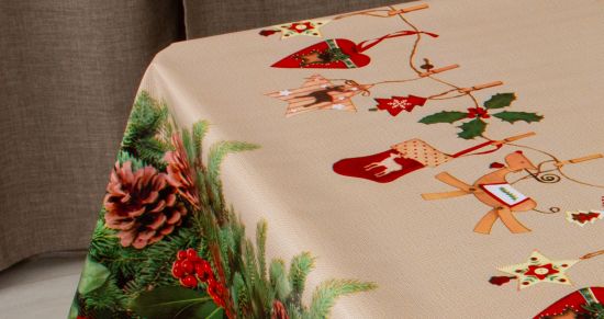 Клеенка Mirror 140см Новогодние приключения М82005А Клеенка Mirror 140см Новогодние приключения М82005А