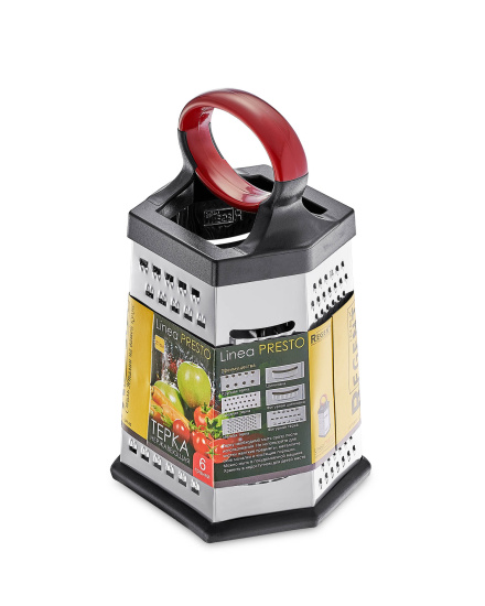 Терка нерж. шестигранная 21 см Linea PRESTO 93-AC-GR-45