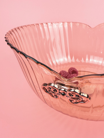 Миска сервировочная 24см (пластик) цвет микс OLS-033А-41