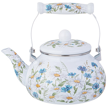 ЧАЙНИК AGNESS  ЭМАЛИРОВАННЫЙ СЕРИЯ "SENTIMENT", 2,5 Л (934-636)