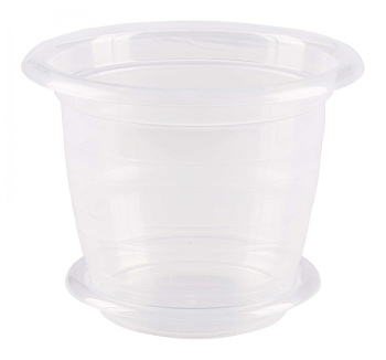 Горшок цв. д/орхидеи 1л (прозрачный) М7686