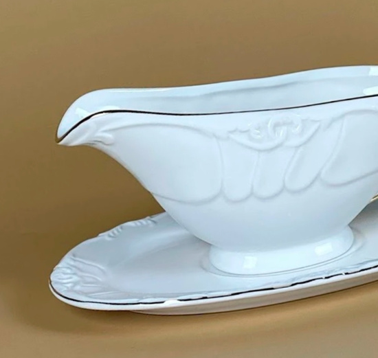 Соусник с блюдцем КРОКУС ЗОЛОТО в под.уп. 109-264