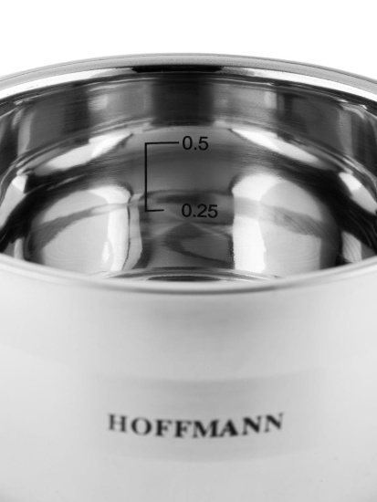 Кастрюля 0,8л. с крышкой нержавеющая сталь 3-х сл. капсульное дно НМ 5312 (12 см)