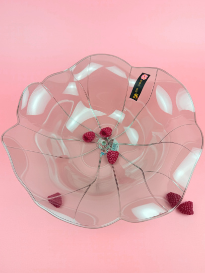 Фруктовница 26см (пластик) цвет микс OLS-033А-36