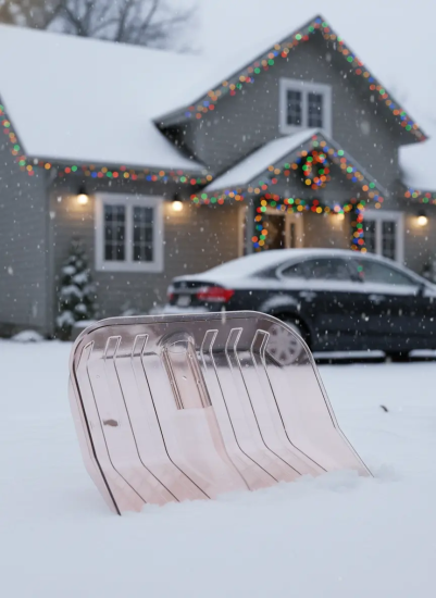 Лопата д/снега из полик-та "Эконом" 430х420мм (без черенка) М5600