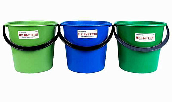 Ведро 5л хозяйственное мягкое