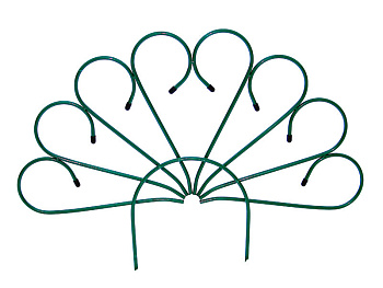 Забор садово-парковый "Павлин" (0,8*4*0,8 м) ст.тр.10мм