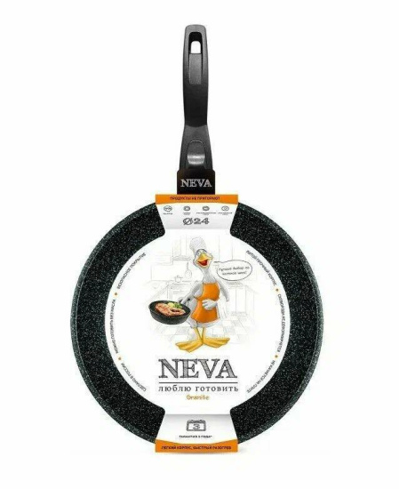 Сковорода 24 см литая «Neva Granite» с/р NG024 Сковорода 24 см литая «Neva Granite» с/р NG024