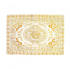 Салфетка ажурная Grace 30*45 прям 50шт в рулоне золото