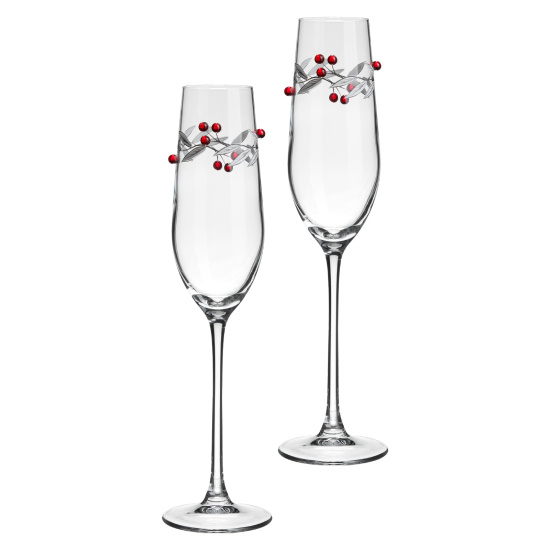 НАБОР БОКАЛОВ ДЛЯ ШАМПАНСКОГО "BERRY DREAMS" ИЗ 2 ШТ. 180 МЛ (685-127)